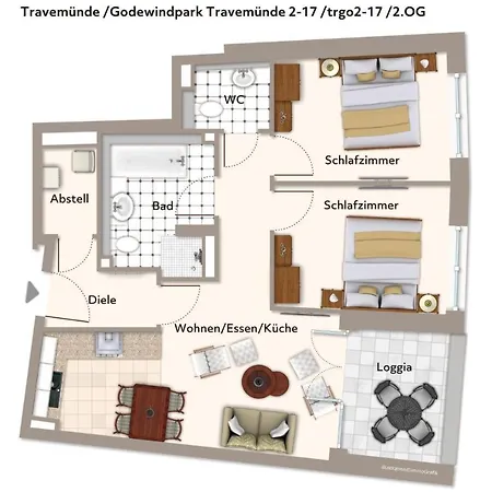 Apartment Godewindpark Travemuende Godewindpark Travemuende 2-17 Lübeck